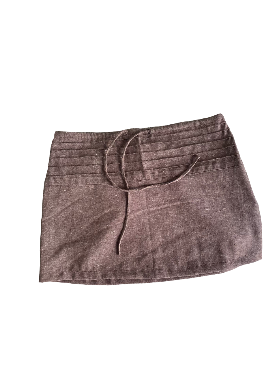 LINEN mini skirt
